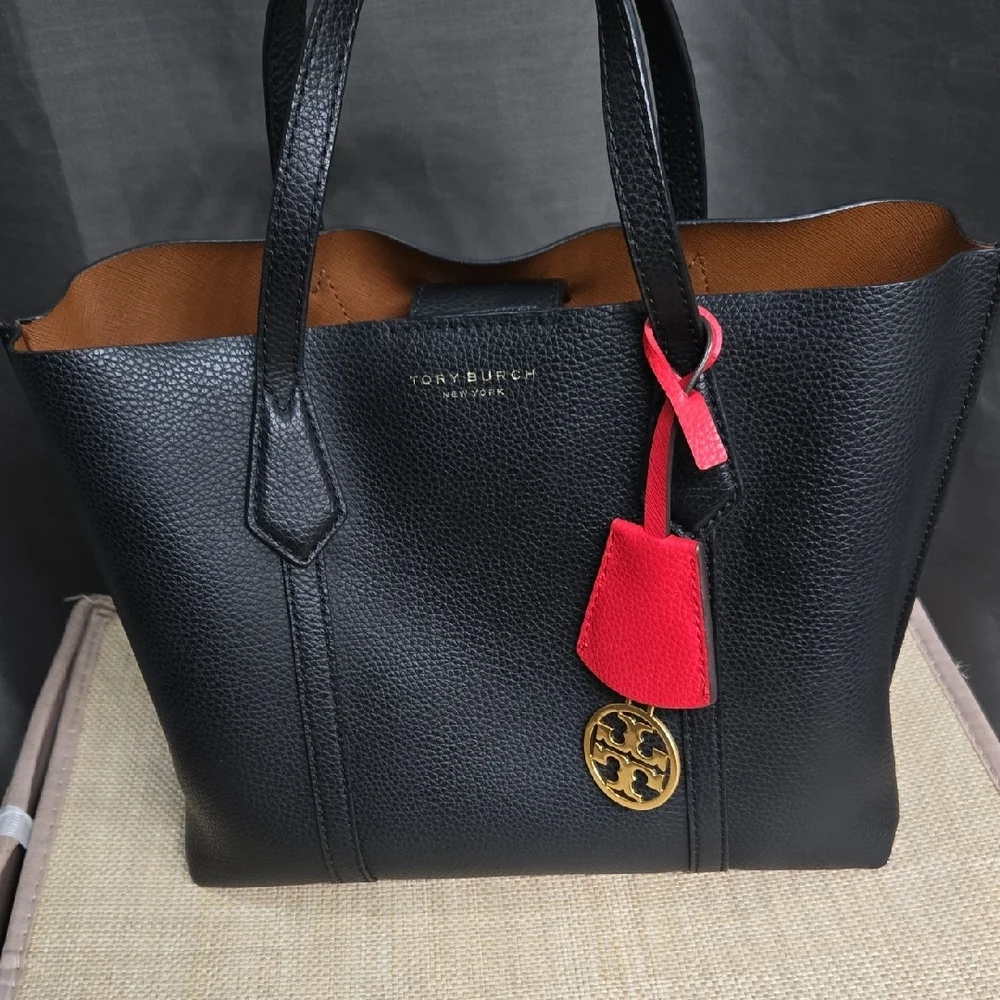 Tory Burch Black Tote EUC - Picture 14 of 14